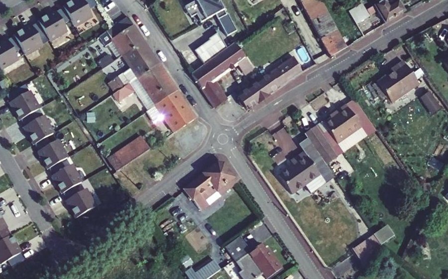 Vue aérienne du Mini-giratoire n°4624030891