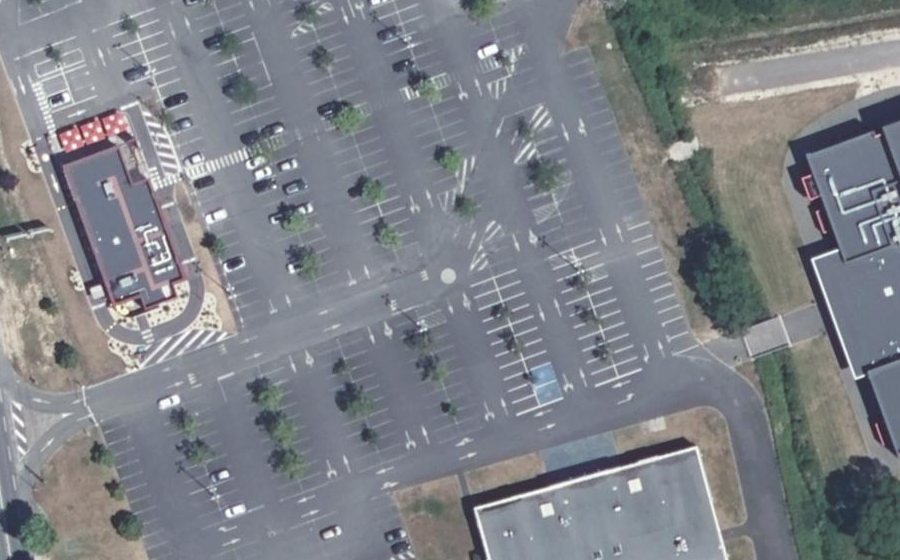 Vue aérienne du Mini-giratoire n°4678098372