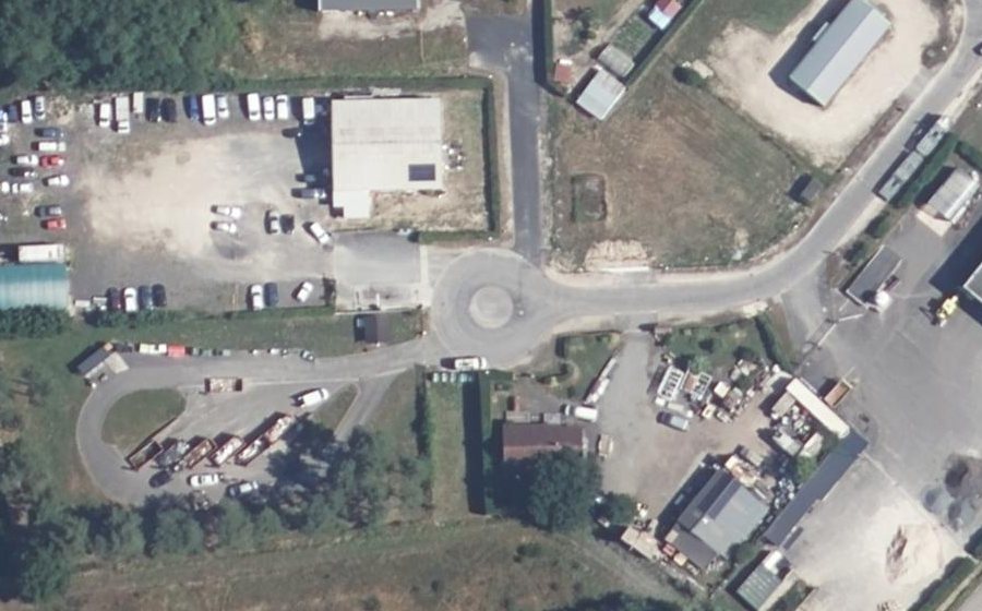 Vue aérienne du Mini-giratoire n°4687790185