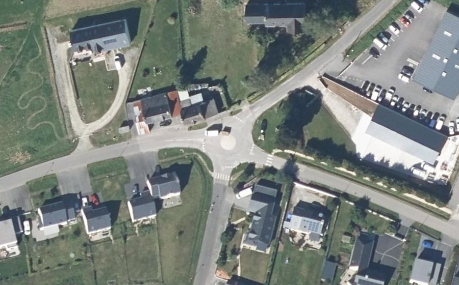 Vue aérienne du Mini-giratoire n°4707088890