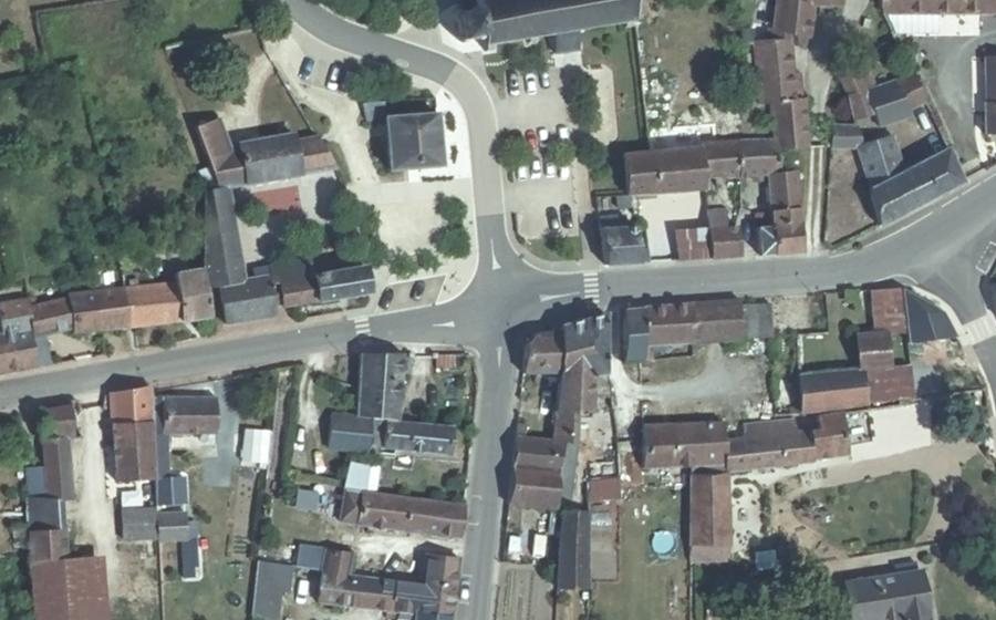 Vue aérienne du Mini-giratoire n°4707441906