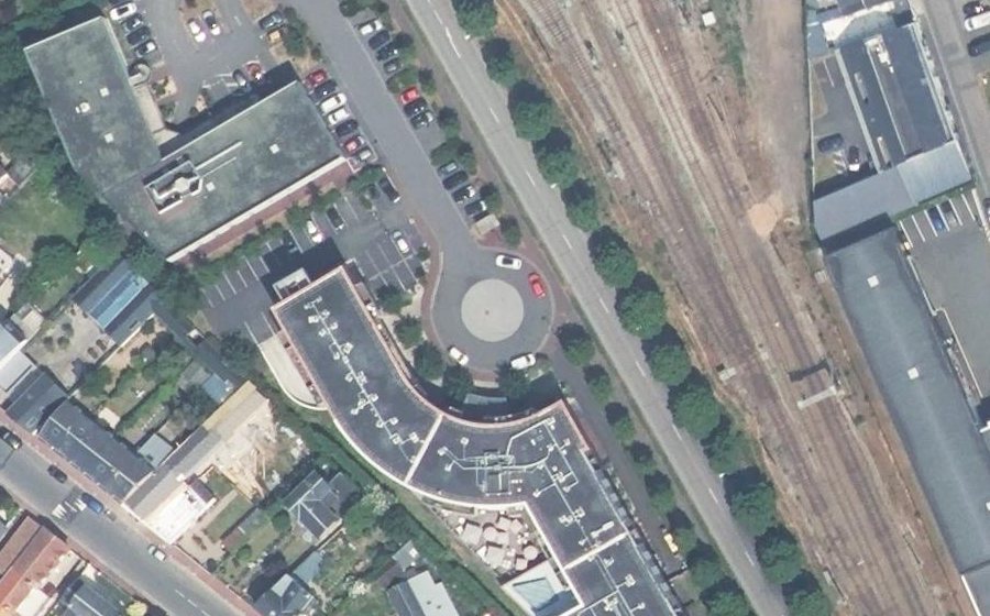 Vue aérienne du Mini-giratoire n°4776771034