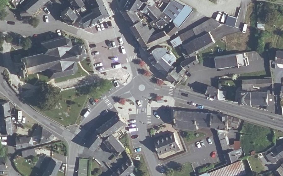 Vue aérienne du Mini-giratoire n°4779385152