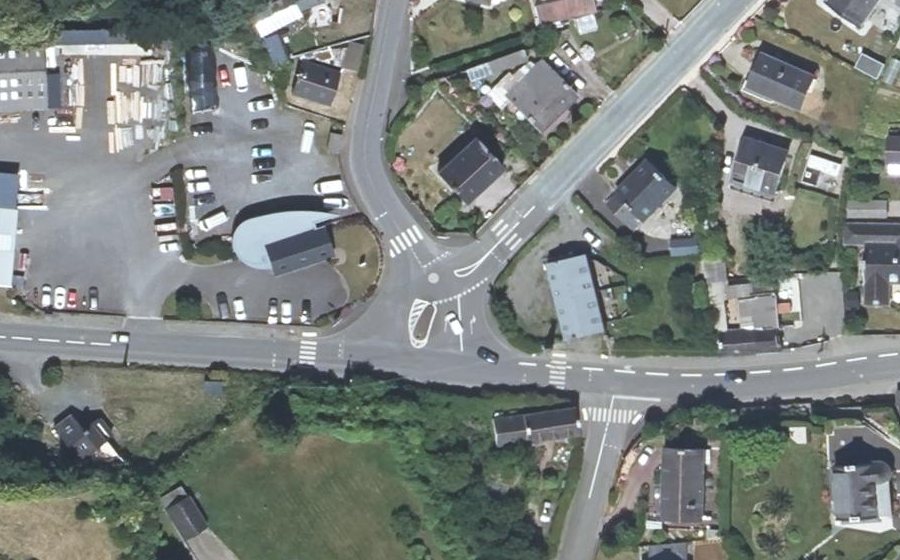 Vue aérienne du Mini-giratoire n°4828758289