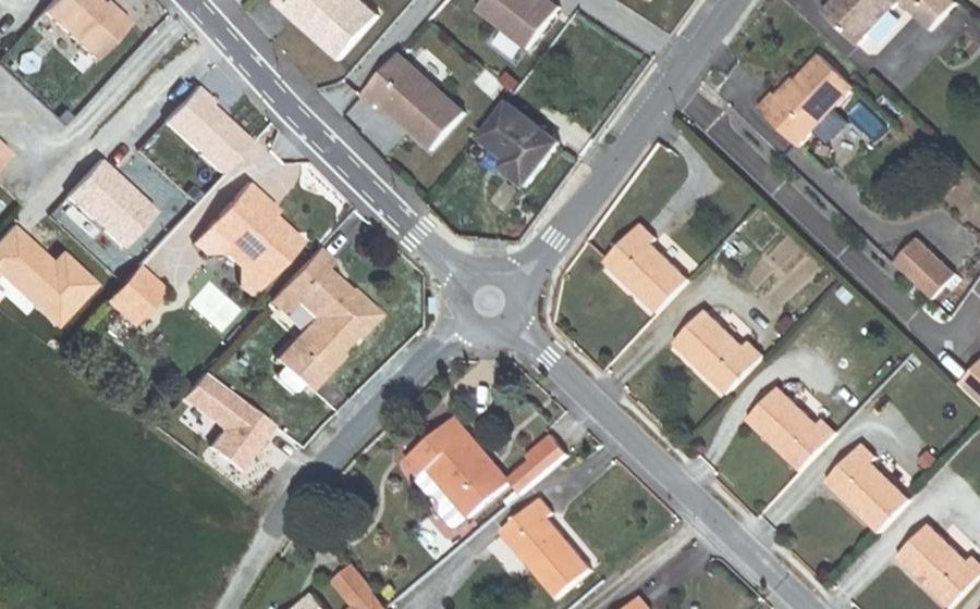 Vue aérienne du Mini-giratoire n°4843962270