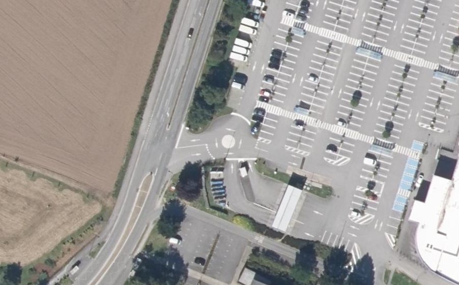 Vue aérienne du Mini-giratoire n°4845478270