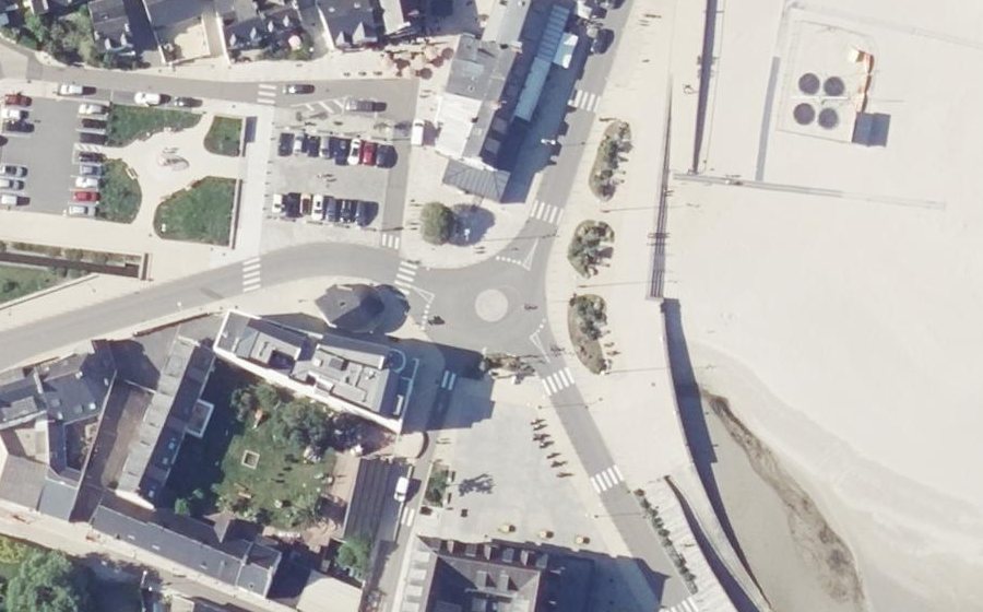 Vue aérienne du Mini-giratoire n°4856263791