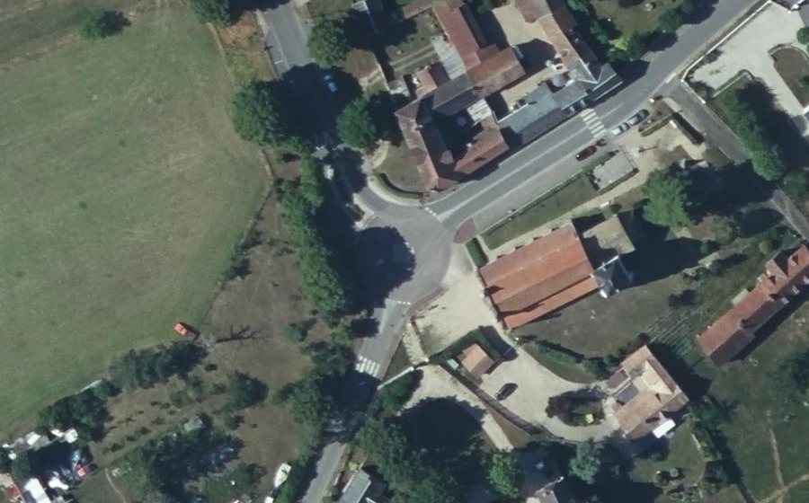 Vue aérienne du Mini-giratoire n°4880775253