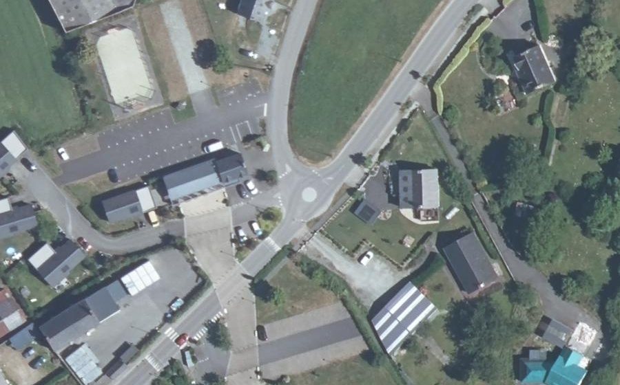 Vue aérienne du Mini-giratoire n°4882297927