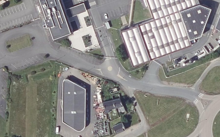Vue aérienne du Mini-giratoire n°4887952635