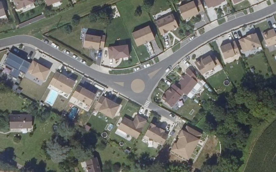 Vue aérienne du Mini-giratoire n°4906791703