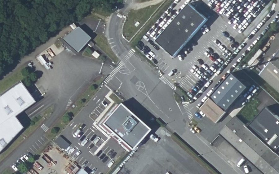 Vue aérienne du Mini-giratoire n°4927188062