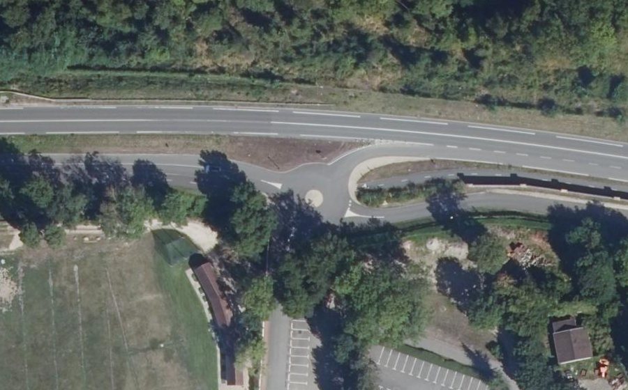 Vue aérienne du Mini-giratoire n°4933101923