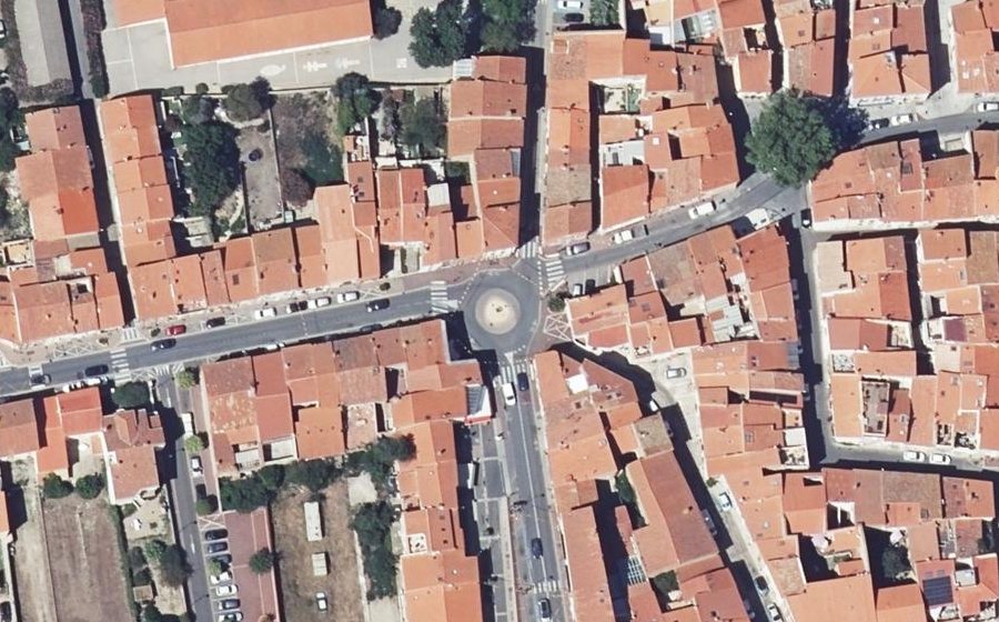 Vue aérienne du Giratoire d'Al "Corn"