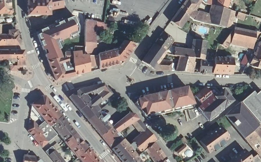 Vue aérienne du Mini-giratoire n°4955408869