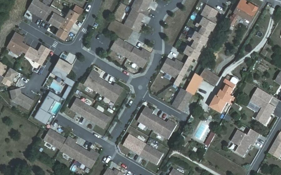 Vue aérienne du Mini-giratoire n°4984321324