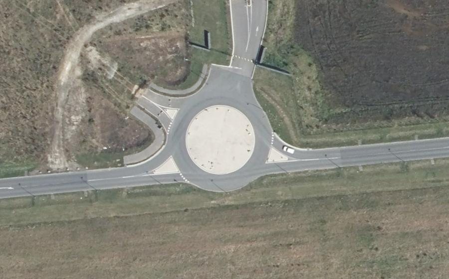 Vue aérienne du Chaussée du Val de Somme