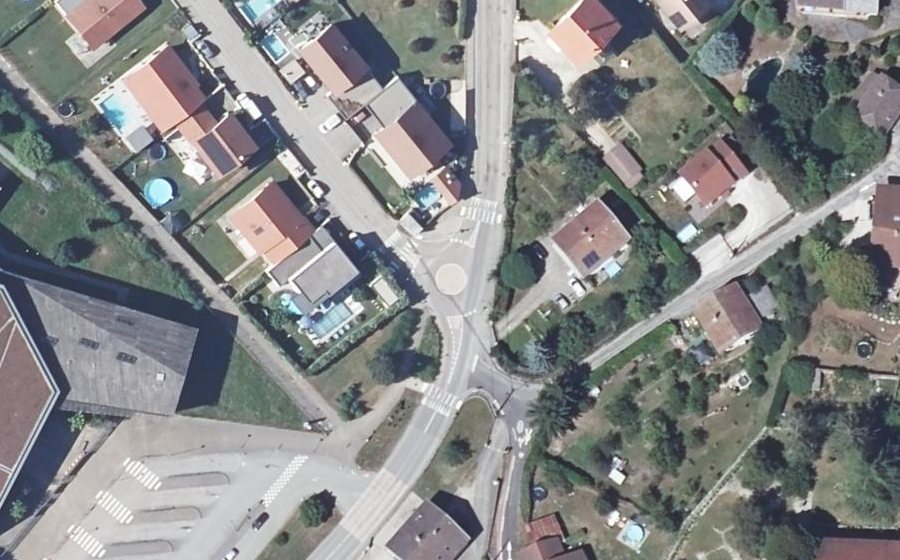 Vue aérienne du Mini-giratoire n°5039117268