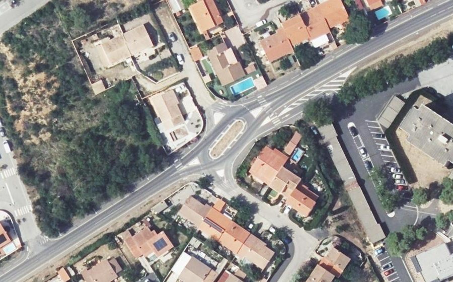 Vue aérienne du Avenue du Roussillon
