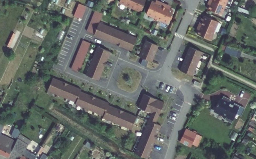 Vue aérienne du Résidence Rose Doise