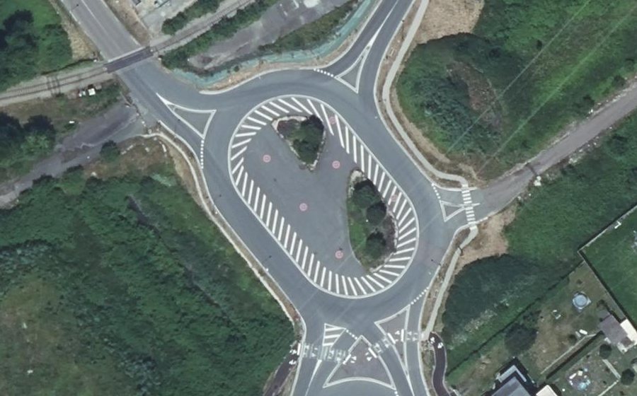 Vue aérienne du Boulevard du Fossé Blondel