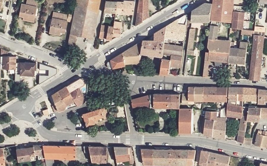Vue aérienne du Mini-giratoire n°5098059236