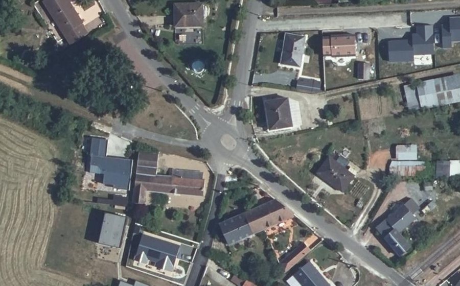 Vue aérienne du Mini-giratoire n°5204509968