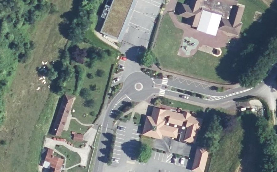 Vue aérienne du Mini-giratoire n°5210886315