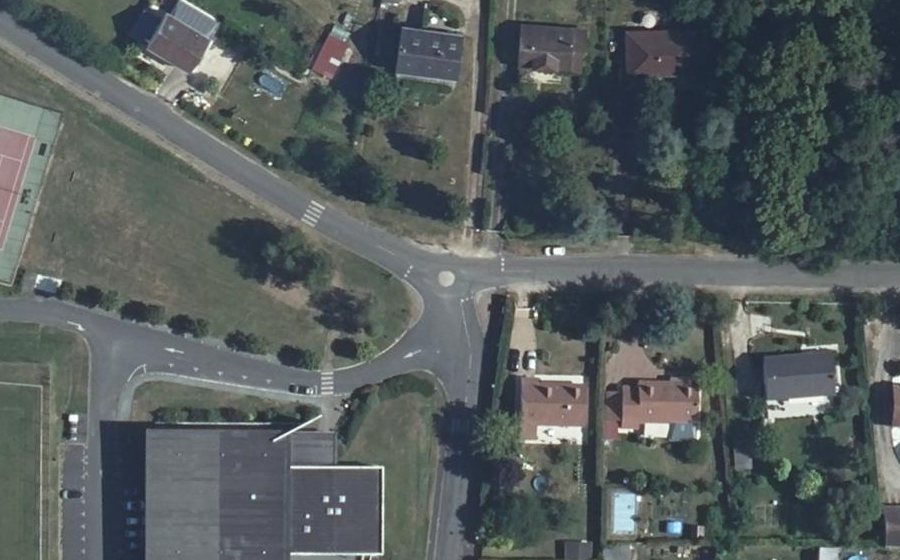 Vue aérienne du Mini-giratoire n°5231468916