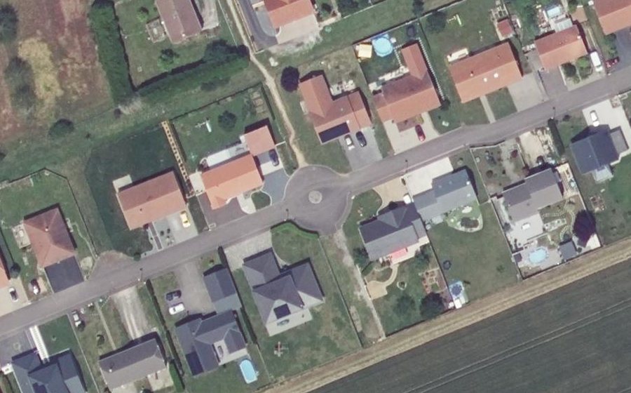 Vue aérienne du Mini-giratoire n°5235330568