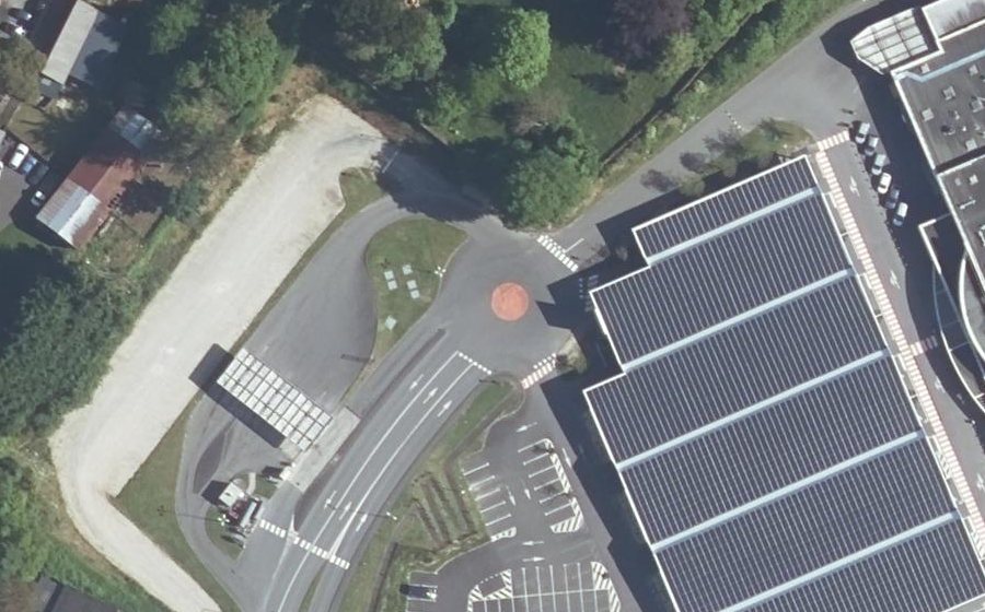 Vue aérienne du Mini-giratoire n°5251211445