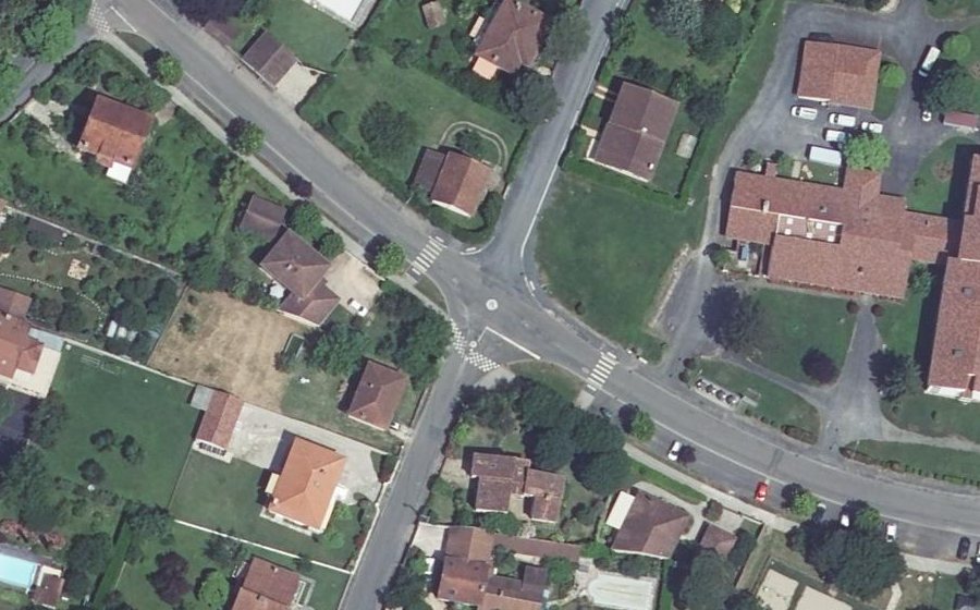 Vue aérienne du Mini-giratoire n°5252918730