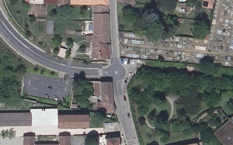 Vue aérienne du Mini-giratoire n°5274116118
