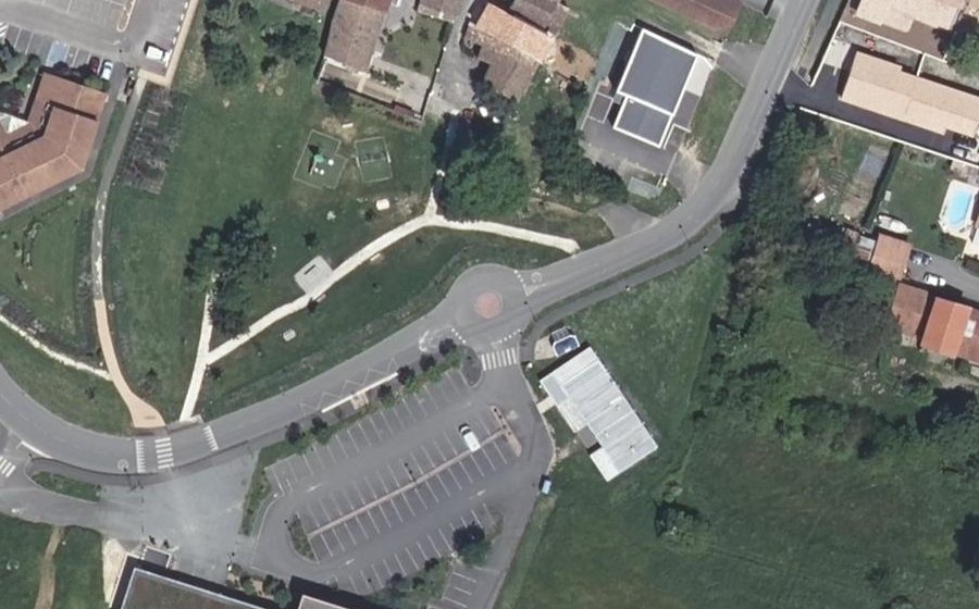 Vue aérienne du Mini-giratoire n°5282266076