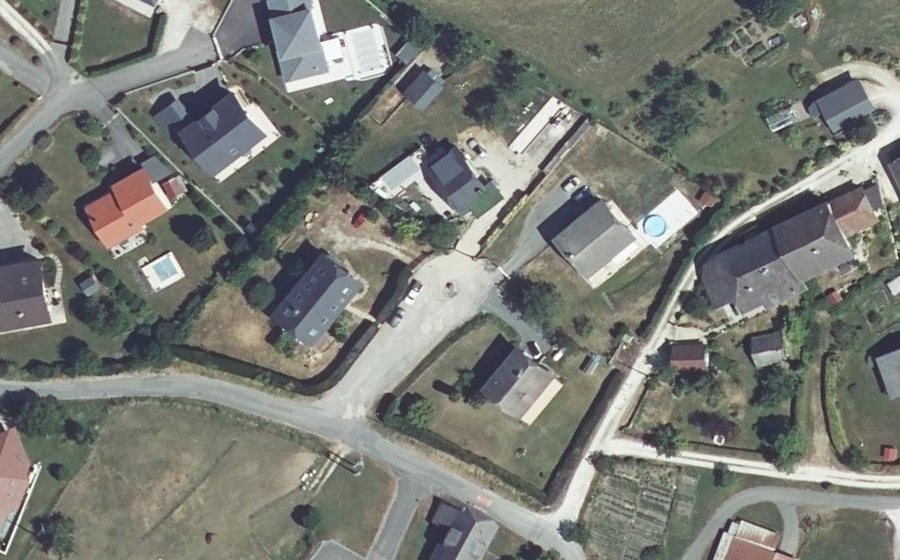 Vue aérienne du Mini-giratoire n°5285614215
