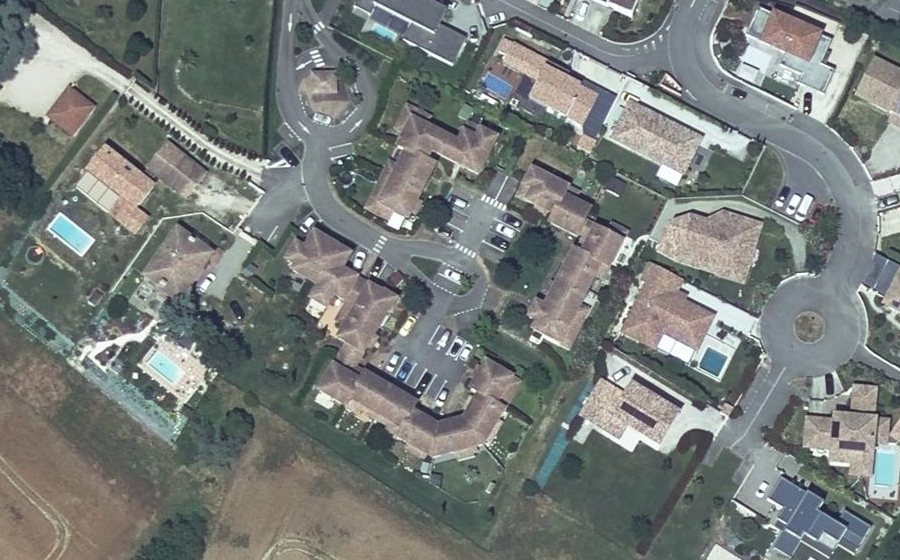 Vue aérienne du Mini-giratoire n°5285729483