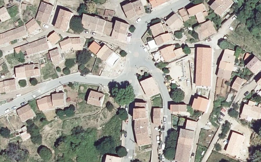 Vue aérienne du Mini-giratoire n°5291694857