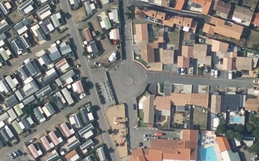 Vue aérienne du Mini-giratoire n°5308623422