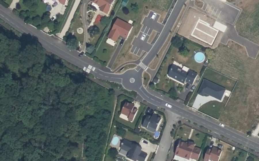 Vue aérienne du Mini-giratoire n°5343368634