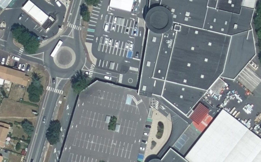 Vue aérienne du Mini-giratoire n°5363109014