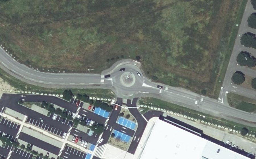 Vue aérienne du Avenue Laure Delerot