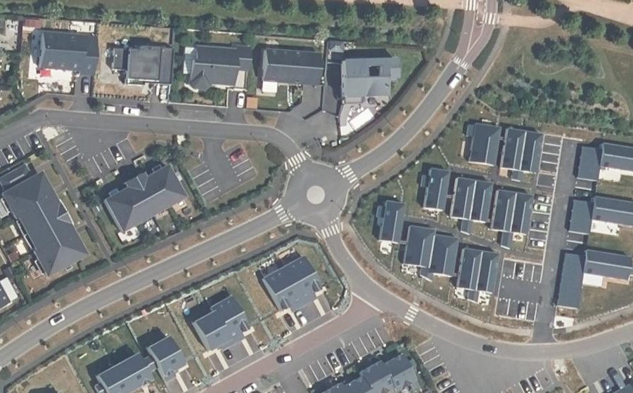 Vue aérienne du Mini-giratoire n°5425048000