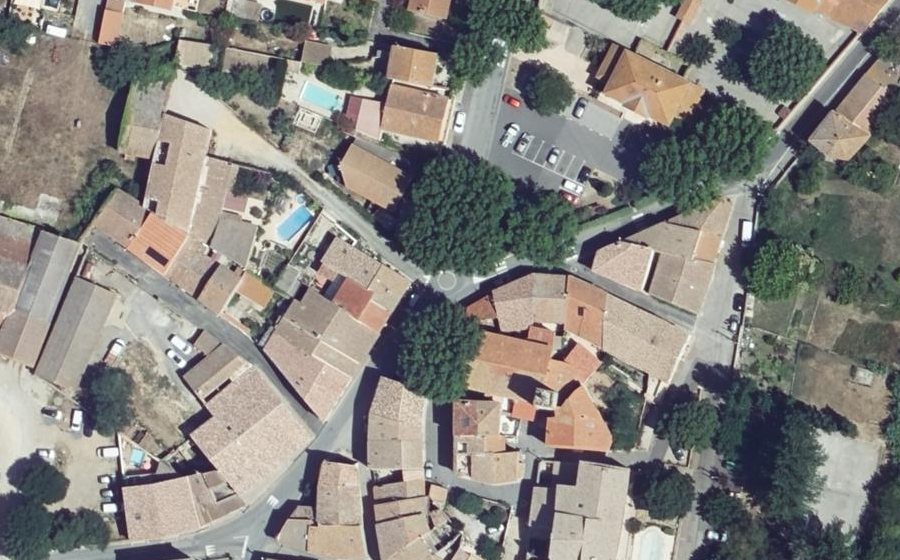 Vue aérienne du Mini-giratoire n°5437622501