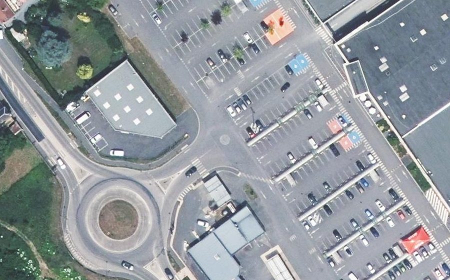 Vue aérienne du Mini-giratoire n°5440210224