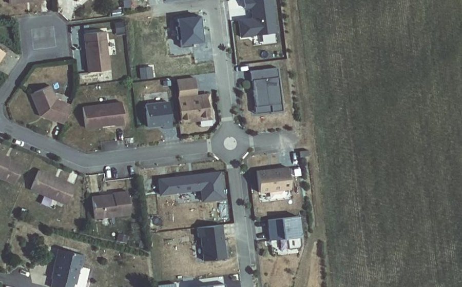 Vue aérienne du Mini-giratoire n°5457456477