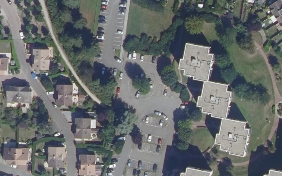 Vue aérienne du Allée de la Brétèche