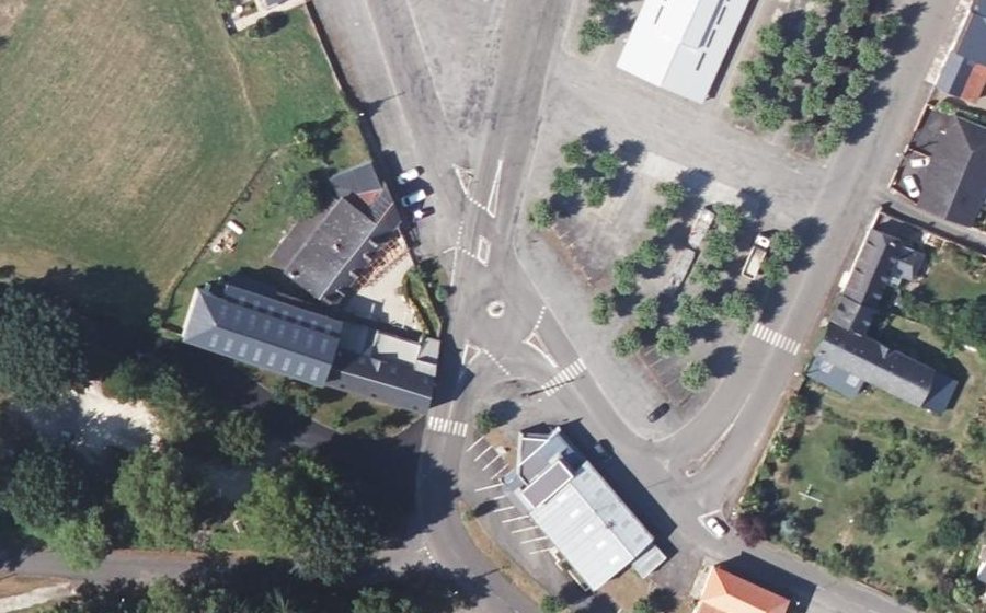 Vue aérienne du Mini-giratoire n°5483544067