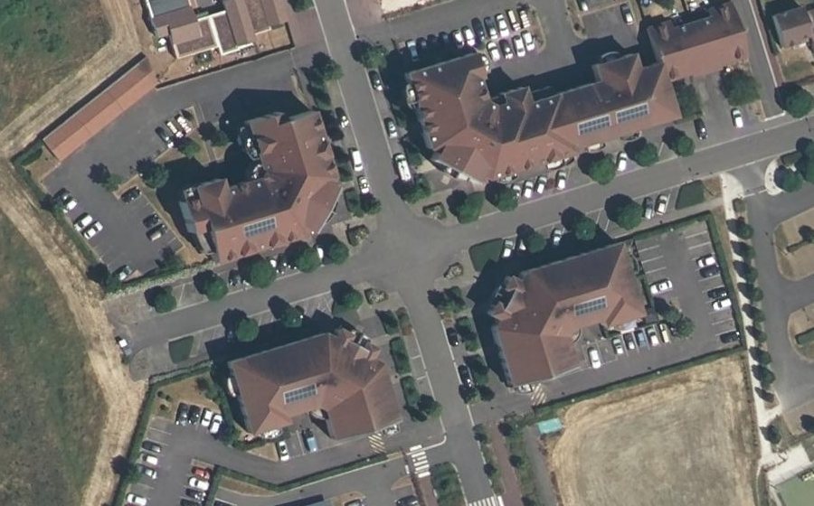 Vue aérienne du Mini-giratoire n°5494317002