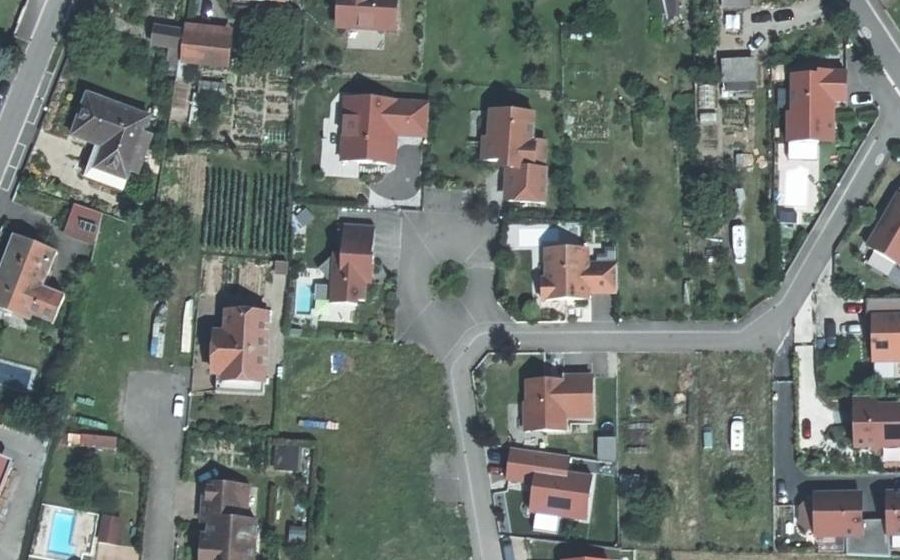 Vue aérienne du Rue des Tulipes