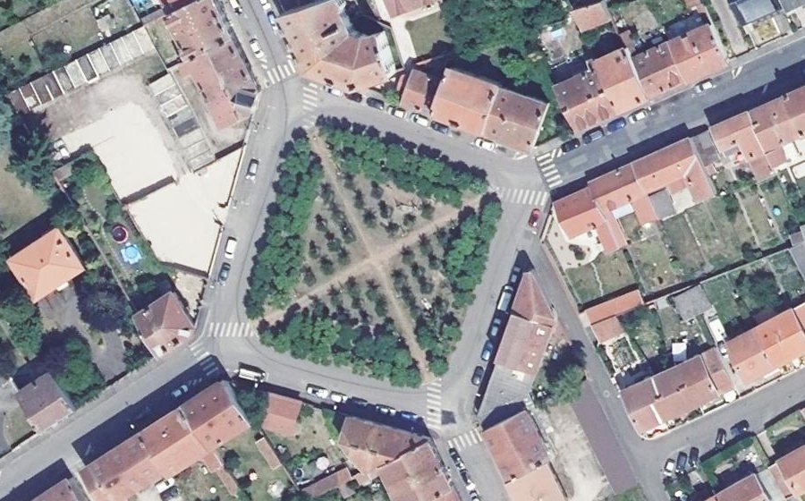 Vue aérienne du Place Victor Hugo